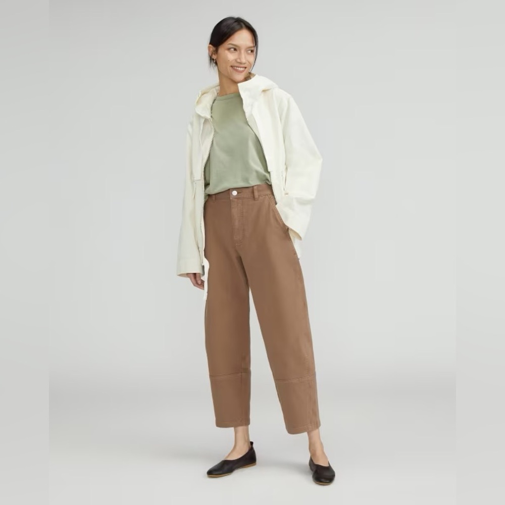 Everlane NWOT The Utility Barrel Pant - Tan size 6